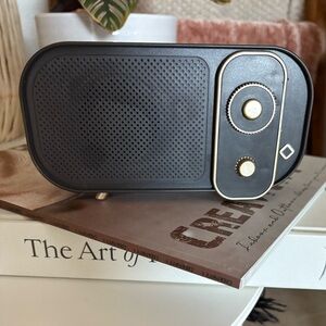 Vintage Black Bluetooth Radio